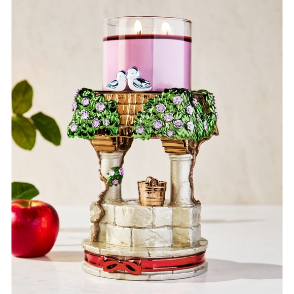 Bath & Body Works DISNEY PRINCESS Snow White Well Candle Holder Pocketbac Holder - Picture 2 of 16